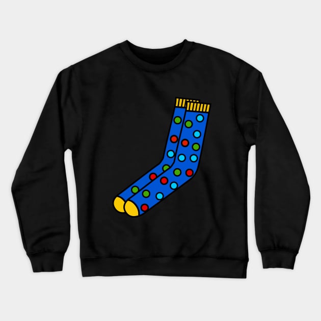 Polka dot socks Crewneck Sweatshirt by simonebonato99@gmail.com